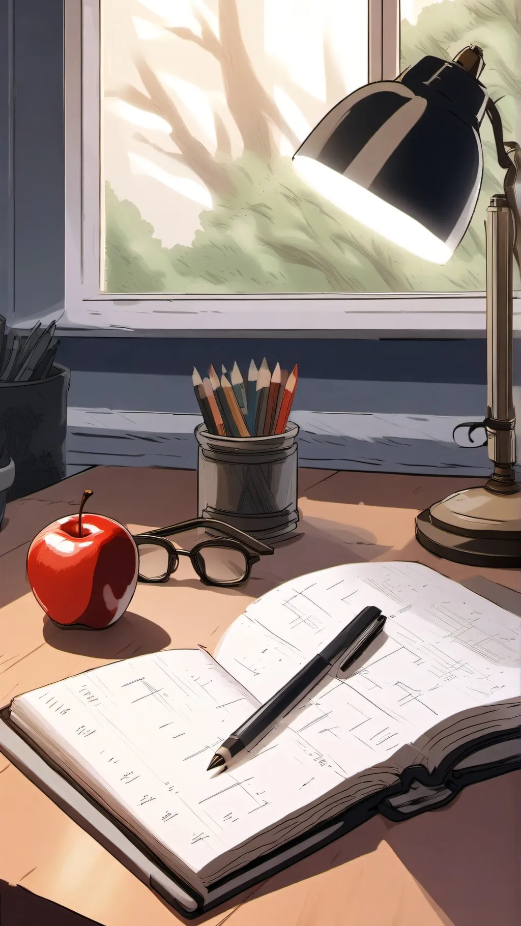 ai character: Homework cheater background