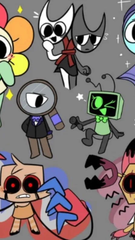 ai character: Dandy’s world! >:3 background