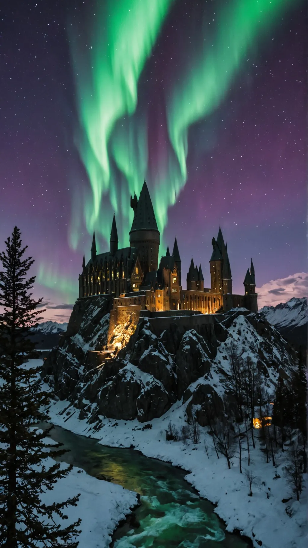 ai character: Hogwarts background