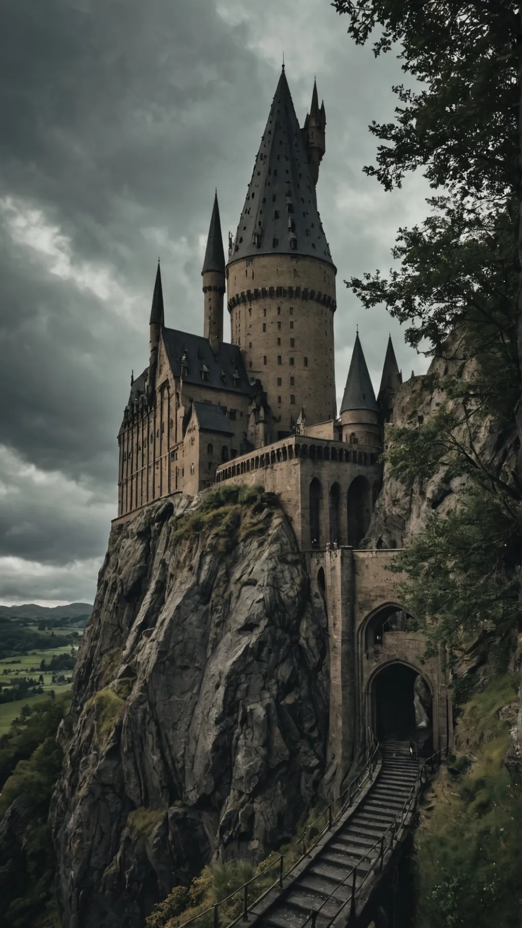 ai character: Hogwarts background