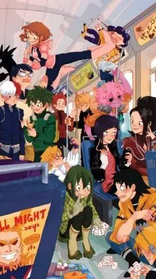 ai character: MHA {Road Trip}🚌 background