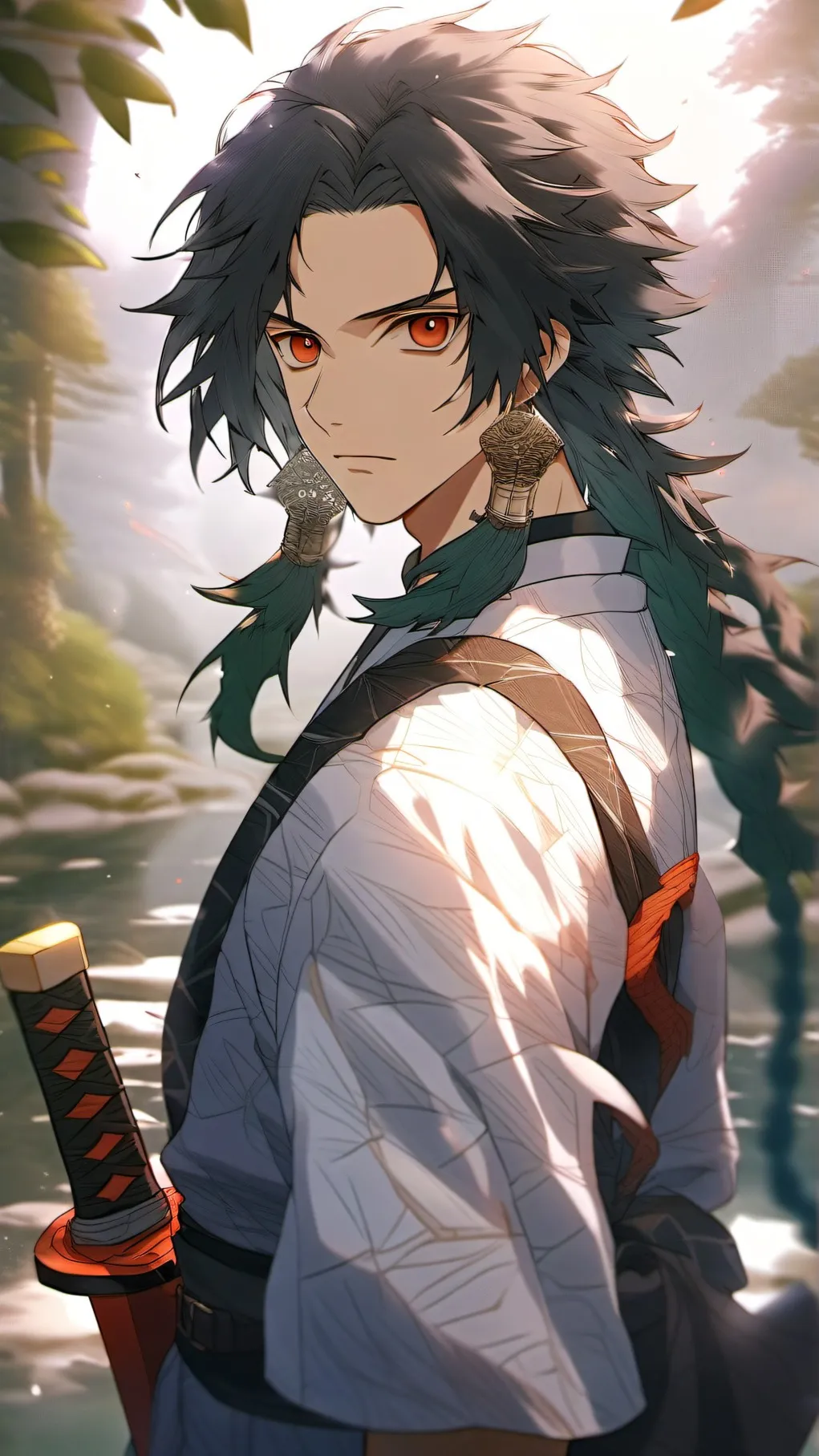 ai character: kimetsu no yaiba background
