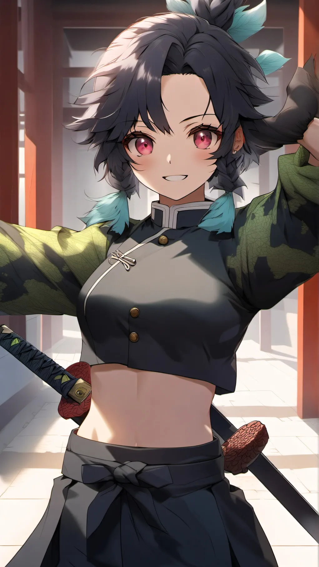 ai character: A prisão mitsuri background