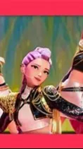 ai character: Guerreiras Kpop background