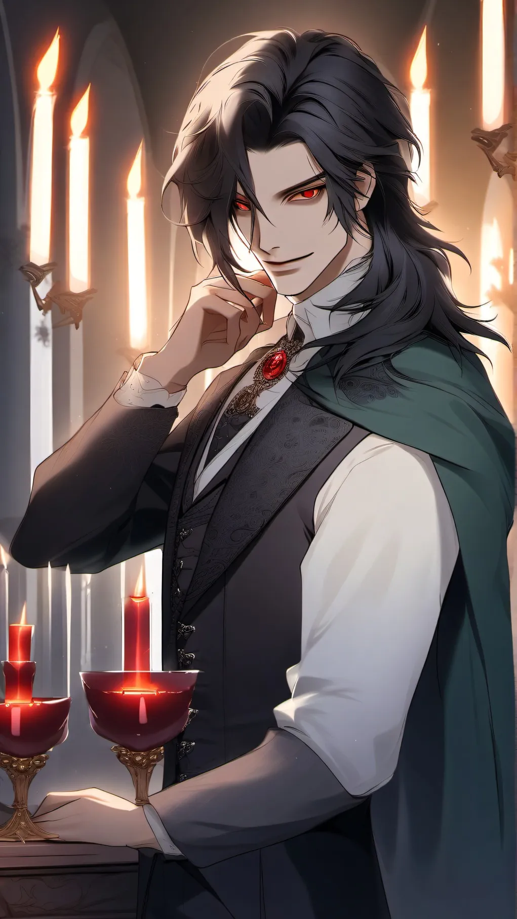 ai character: Vampire background