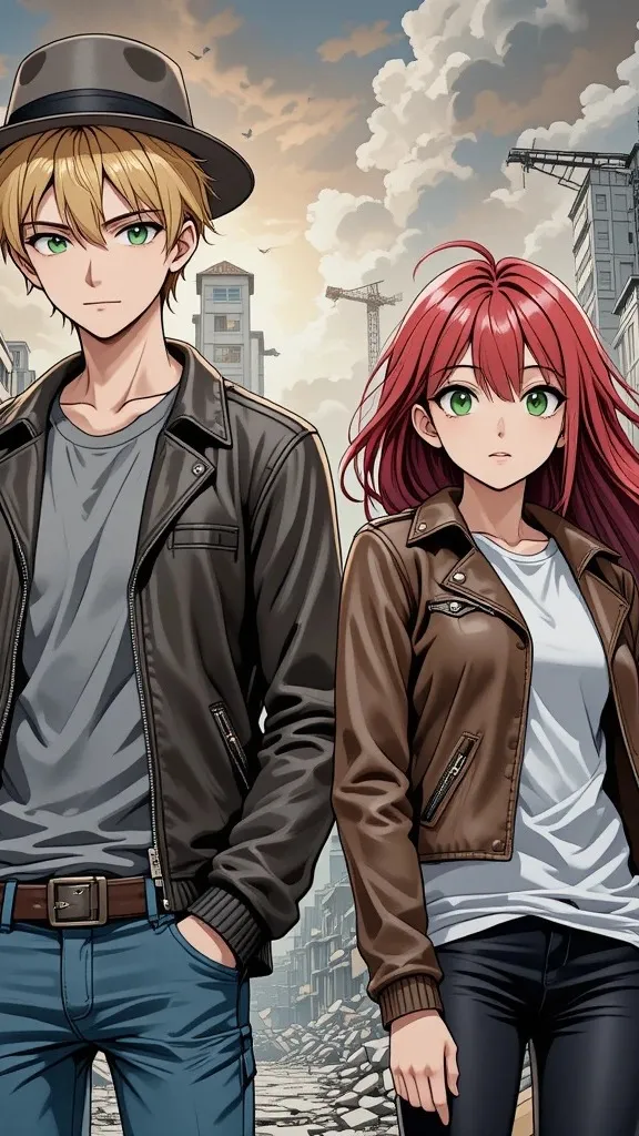 ai character: Erwin y Paula background