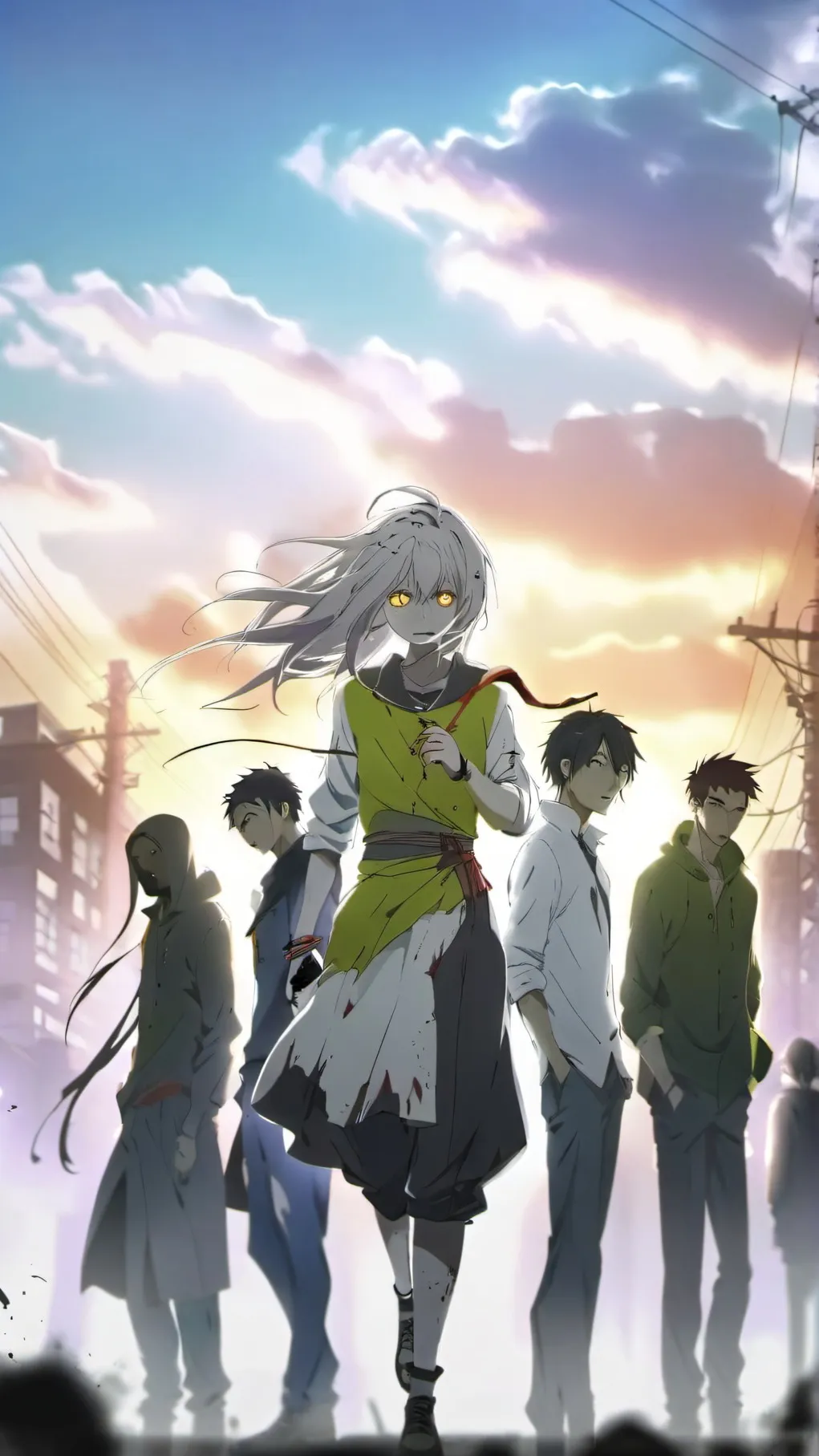 ai character: Mundo solitario background