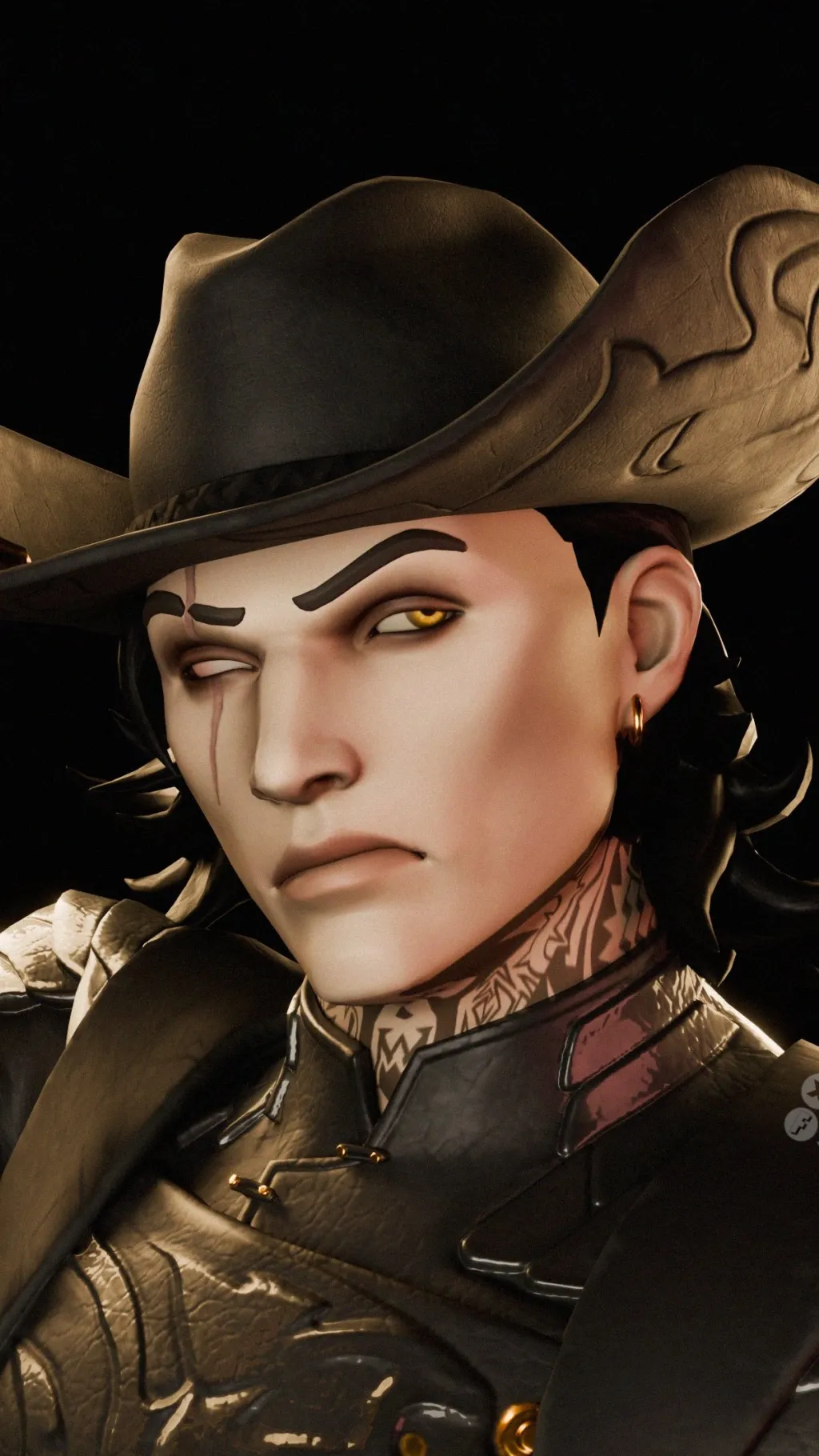 ai character: Outlaw Midas ✨ background