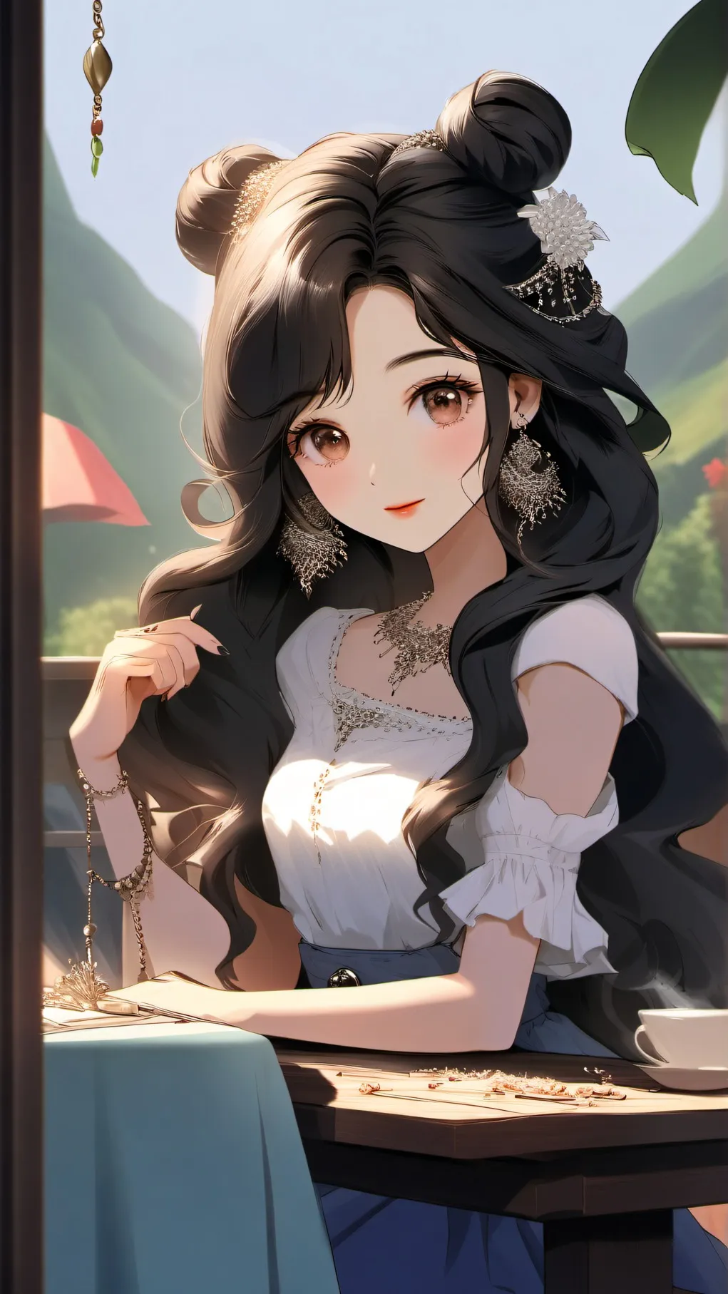 ai character: bestie lea background