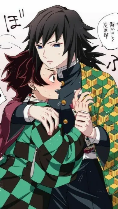 ai character: giyu x tanjiro background