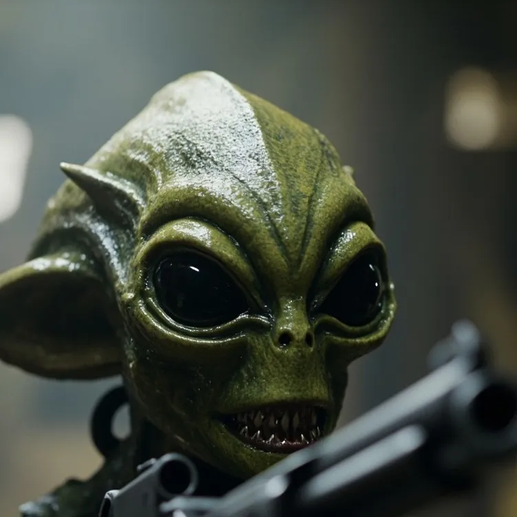 chat with ai character: A crazy alien 🔪🔪