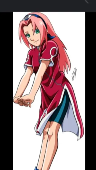ai character: Sakura Haruno background