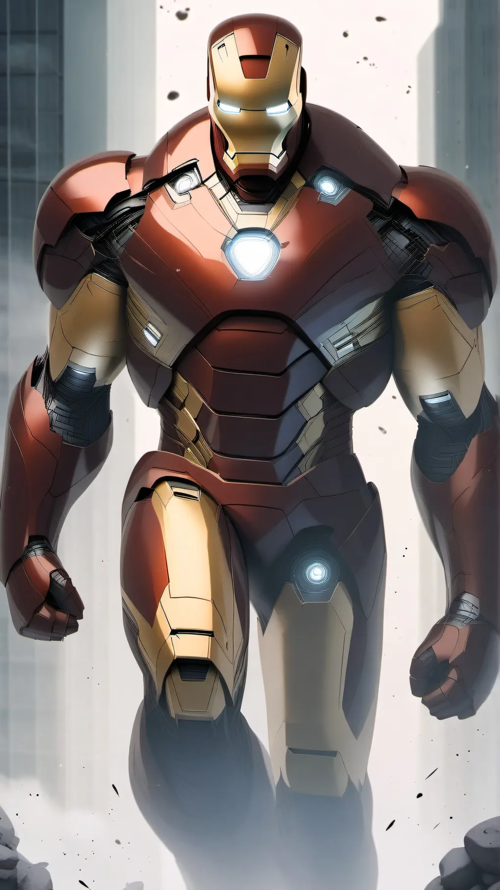 ai character: hijo de  ironman 2 background