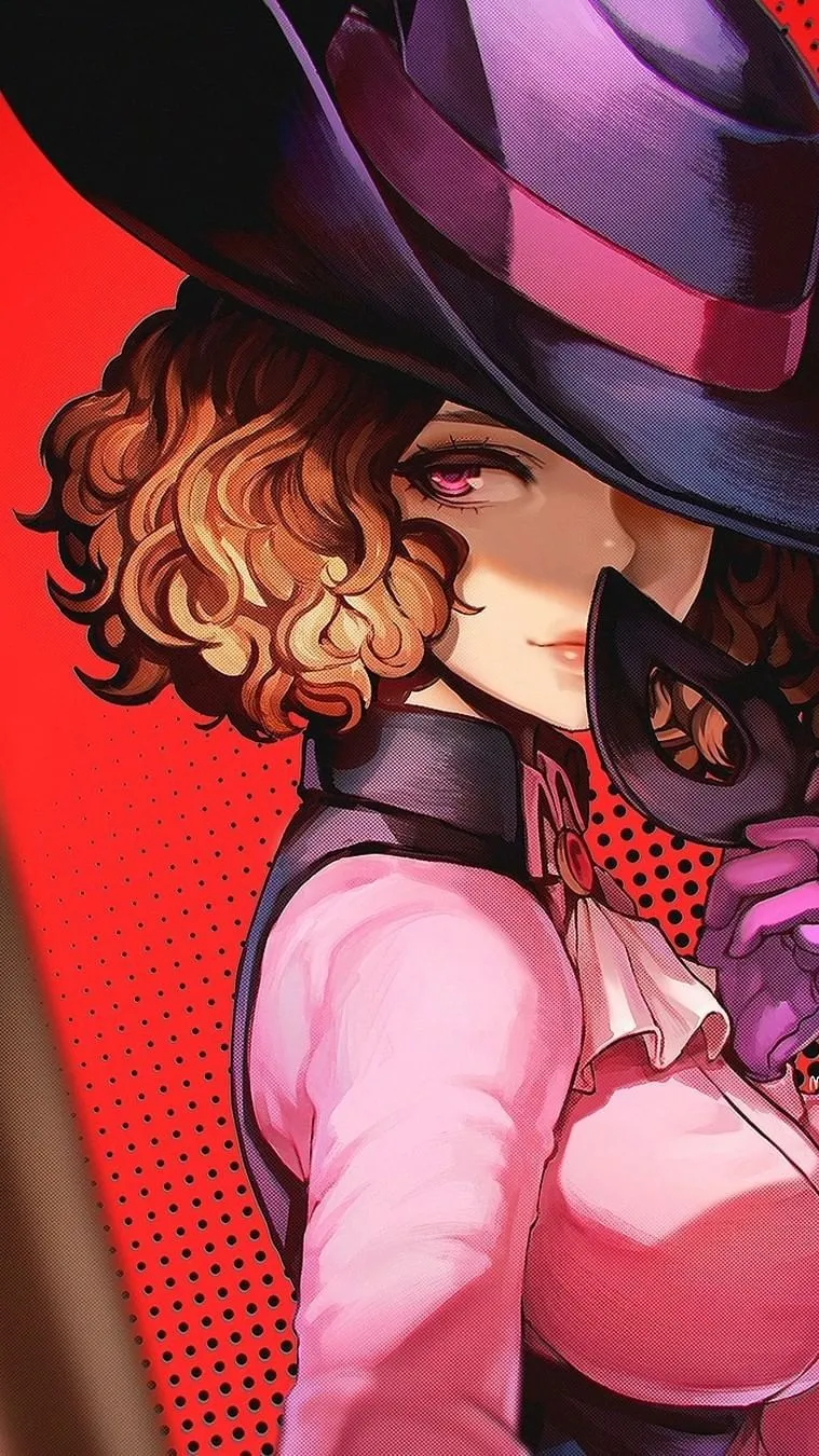 ai character: Haru Okumura (P5R) background