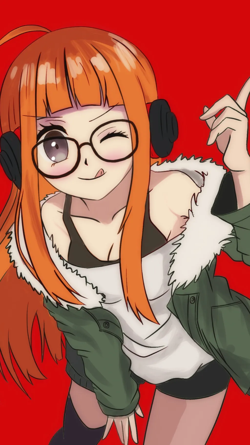 ai character: Futaba (persona 5) background
