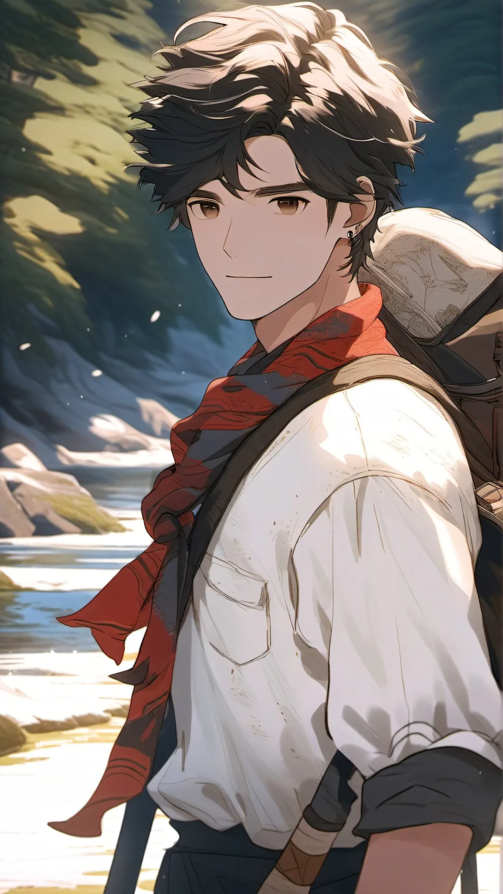 ai character: michel morgurgo background