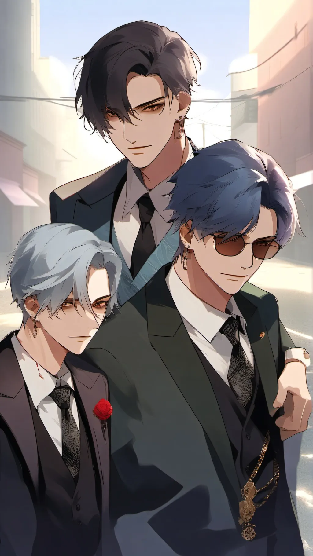 ai character: Mafia brothers background
