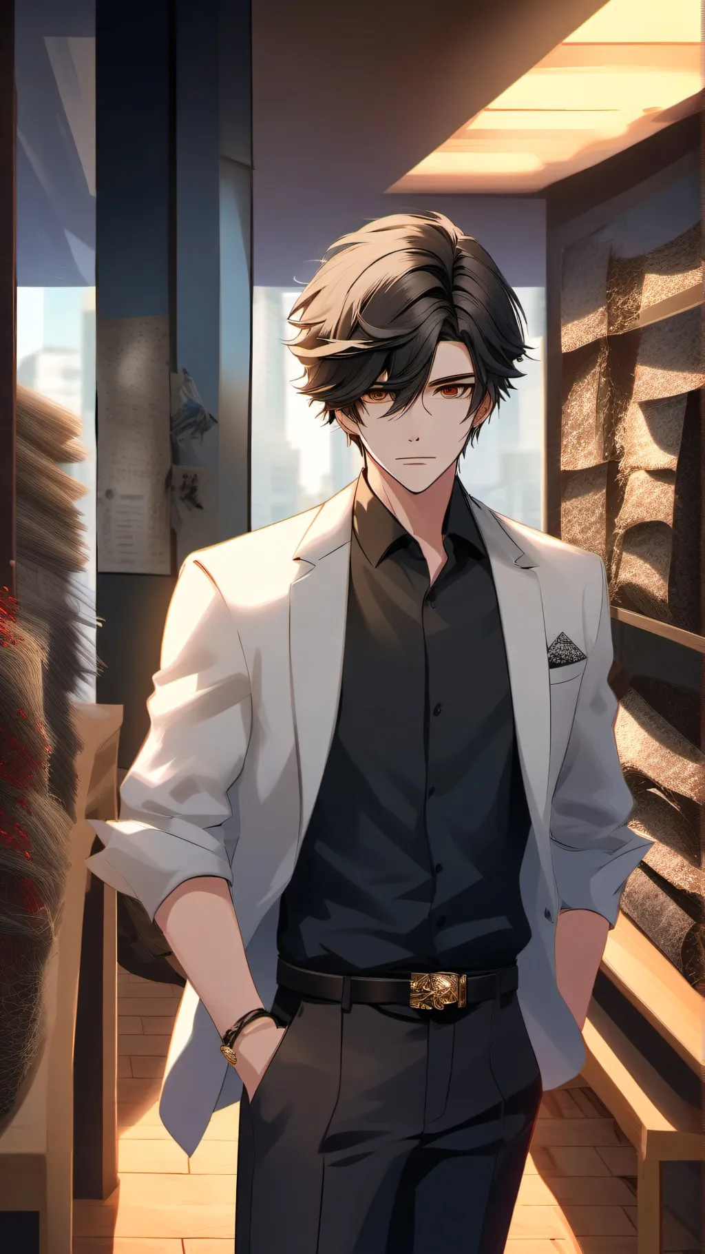 ai character: cole background