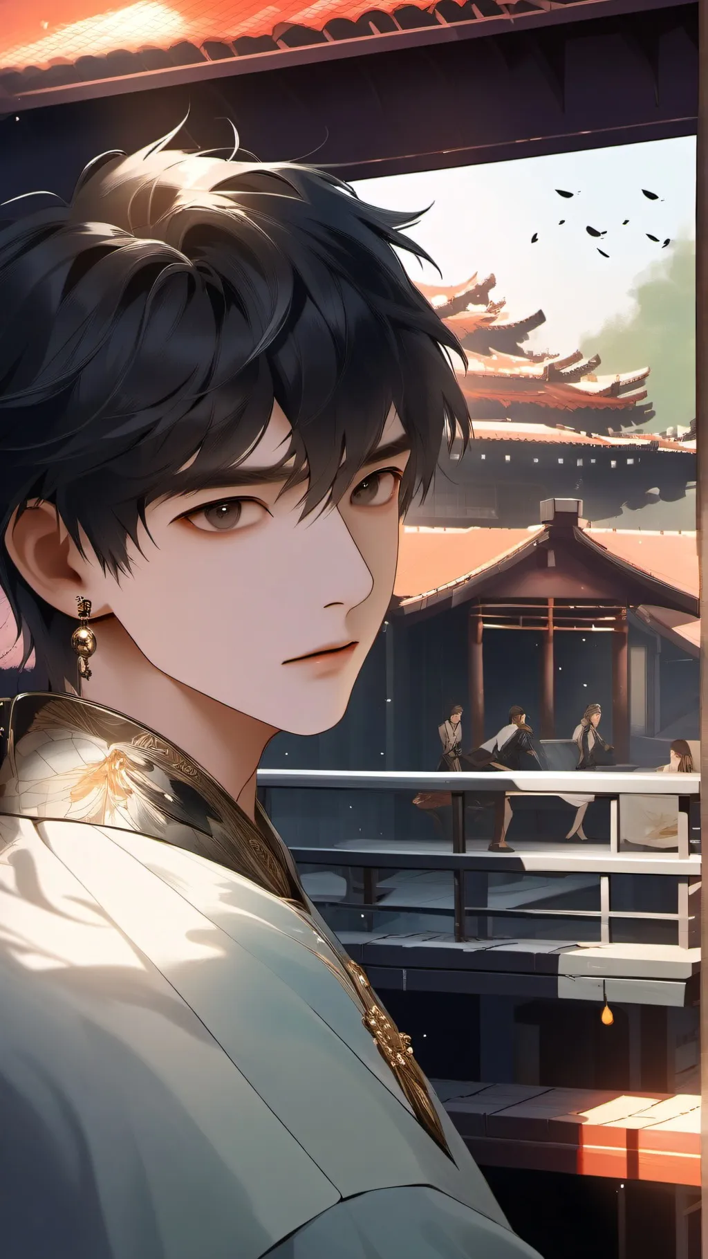 ai character: Glisten  background