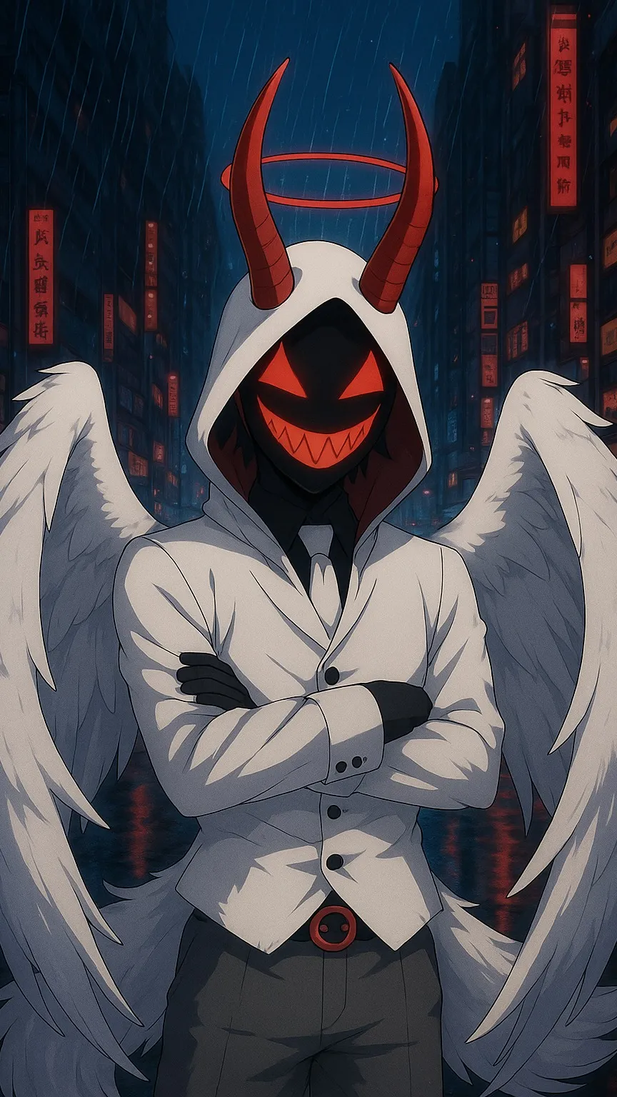 ai character: Dark Angel background