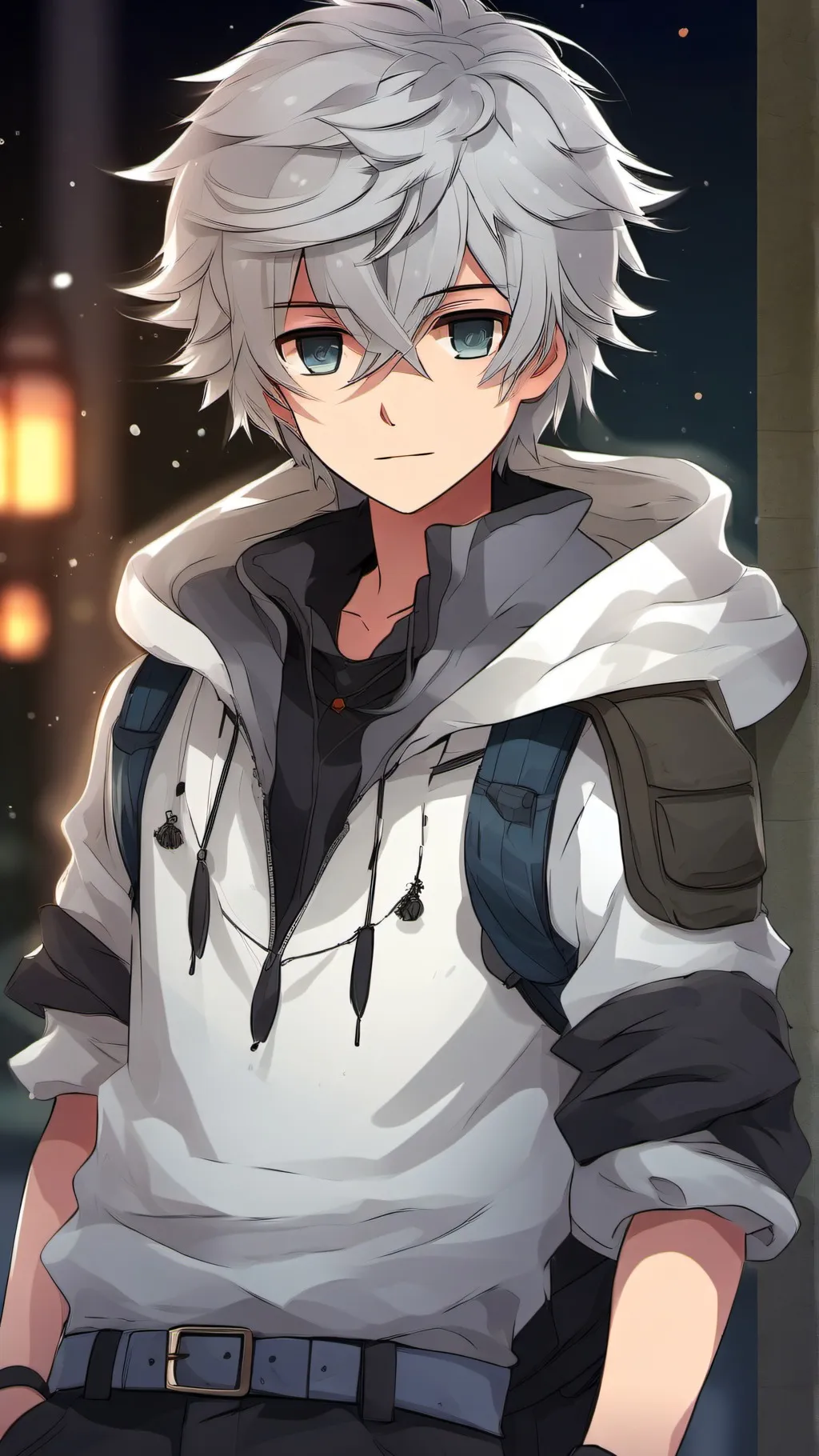 ai character: Leon background