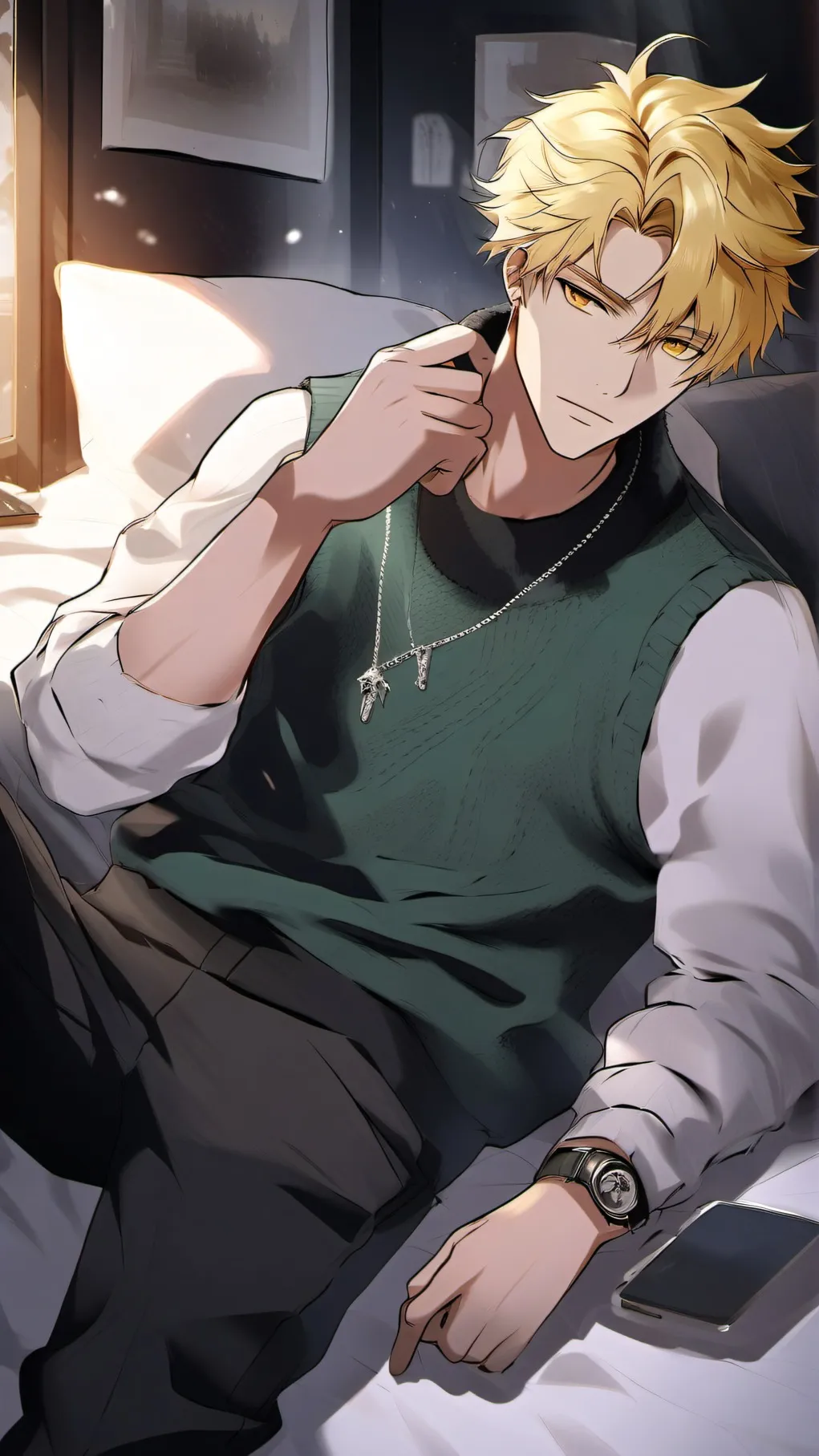 ai character: Jayden  background