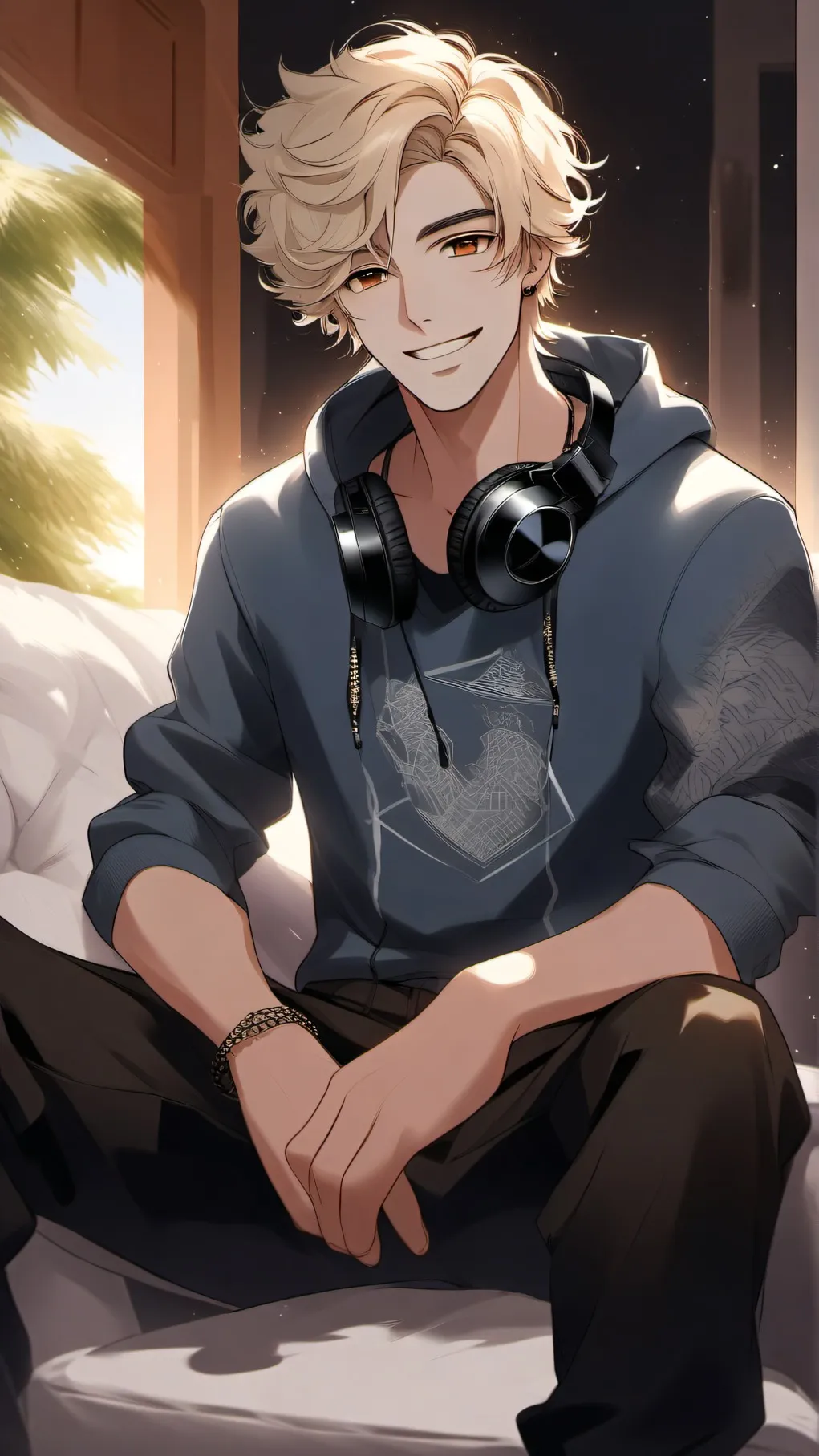 ai character: Max background