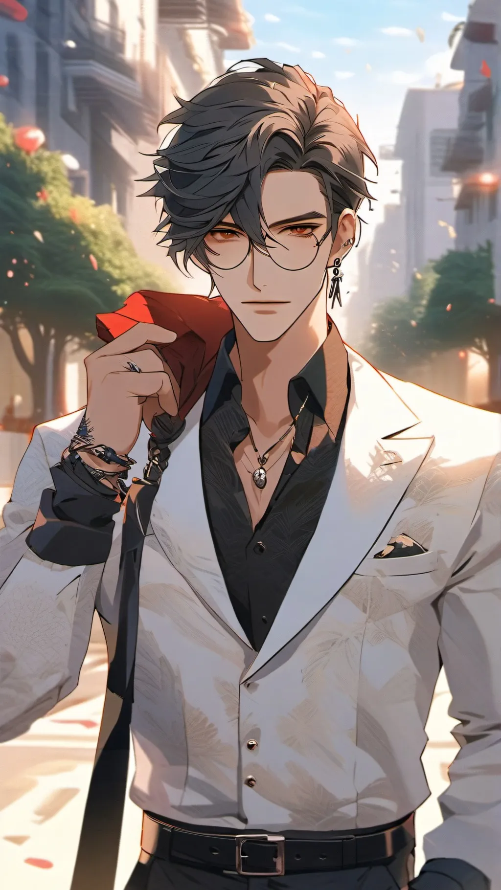 ai character: Mafia man background