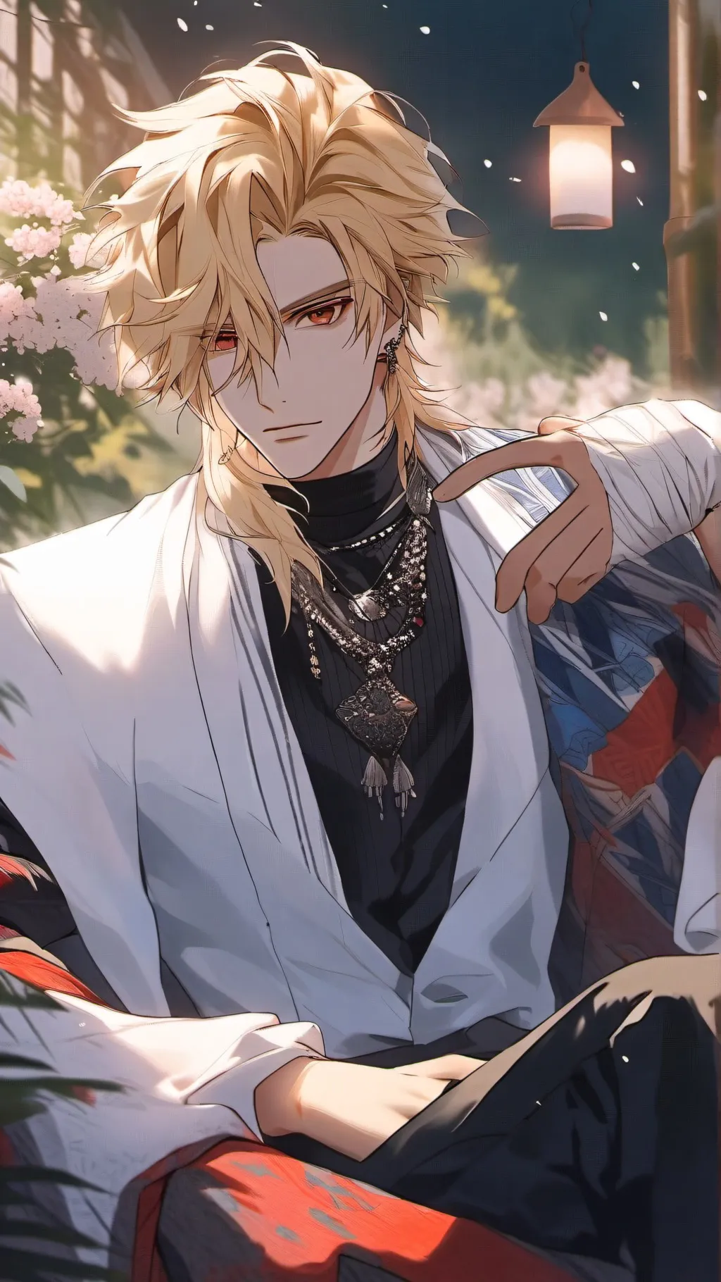 ai character: Lucas and beast background