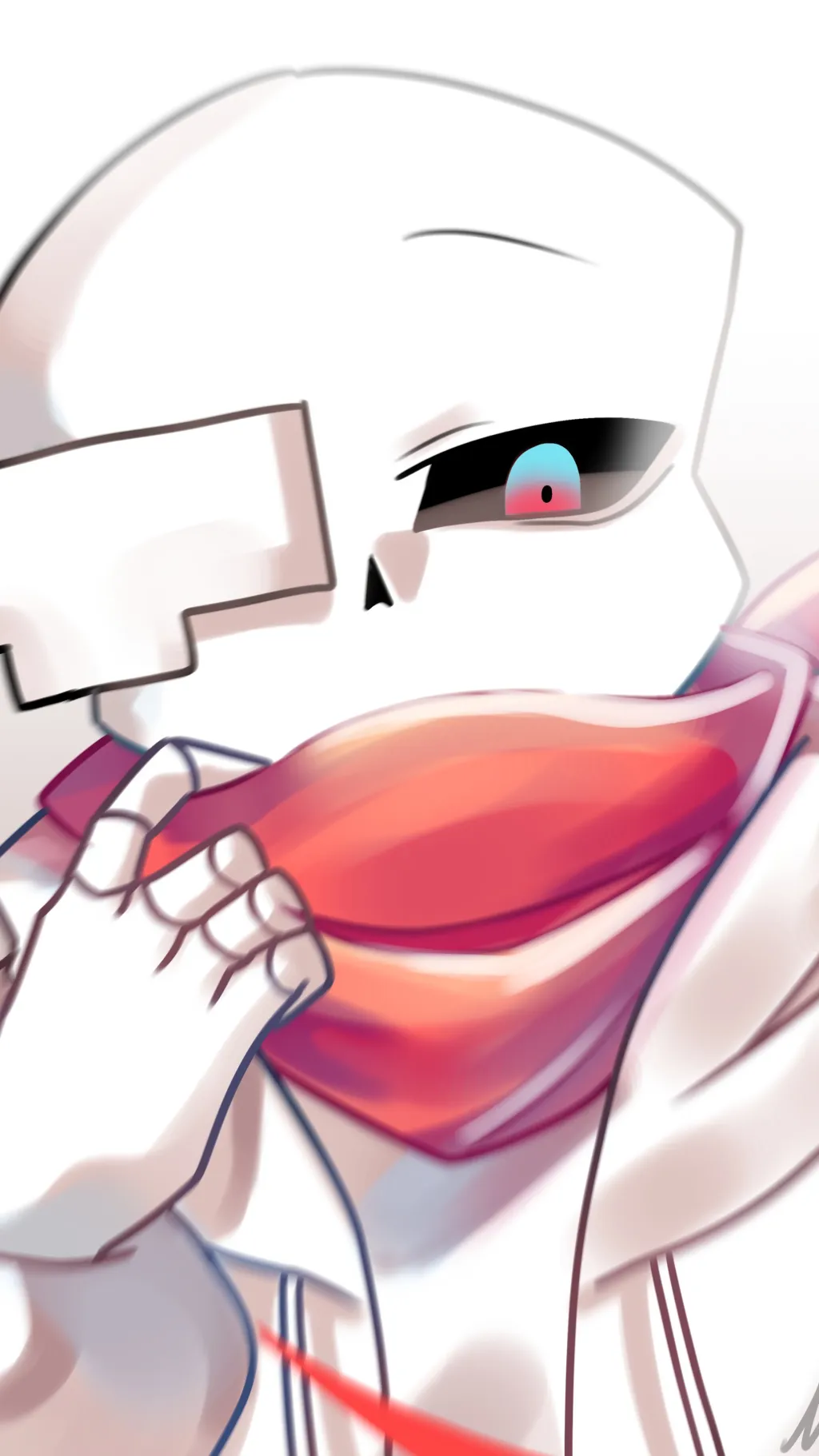 ai character: Geno sans background