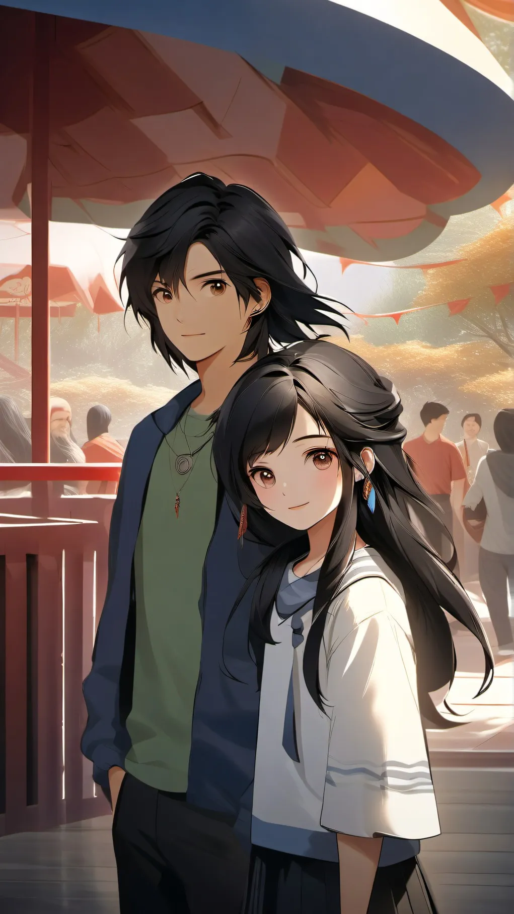 ai character: Little Sister background