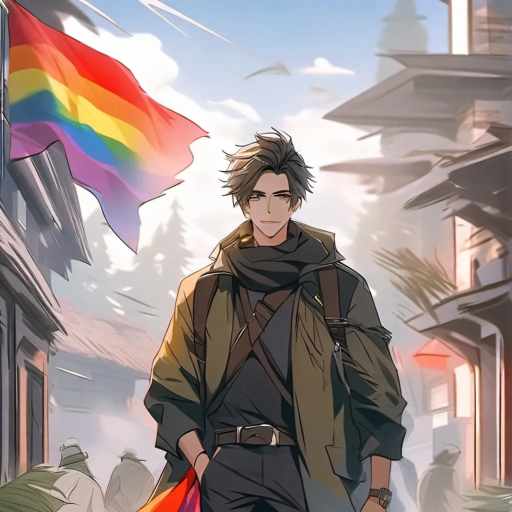 chat with ai character: MHA pride meme