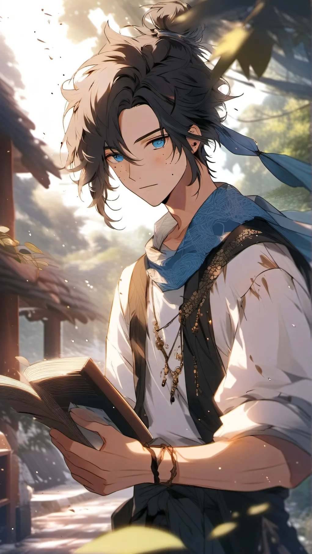 ai character: Poseidon background