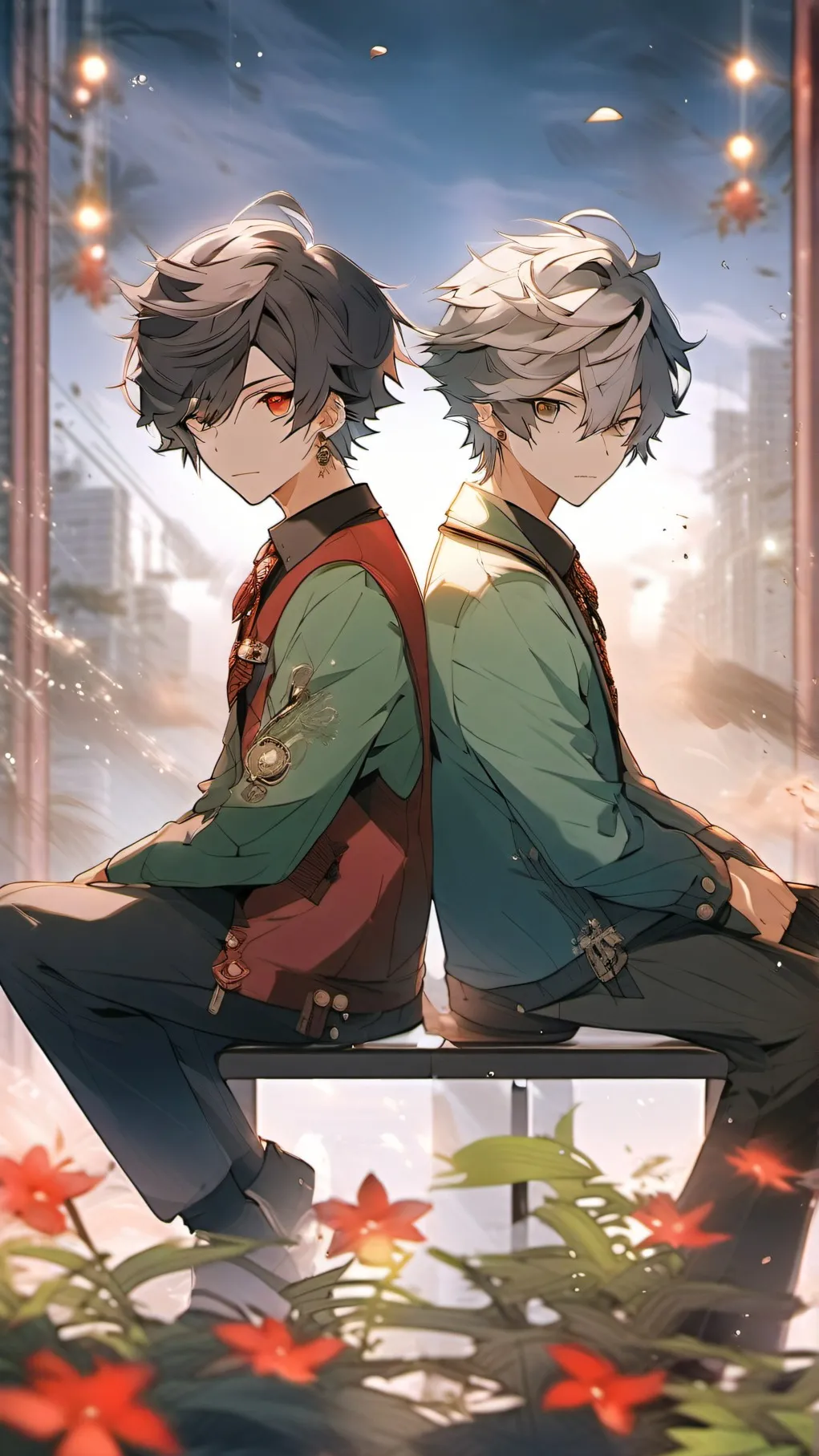 ai character: Sean & Mikey background