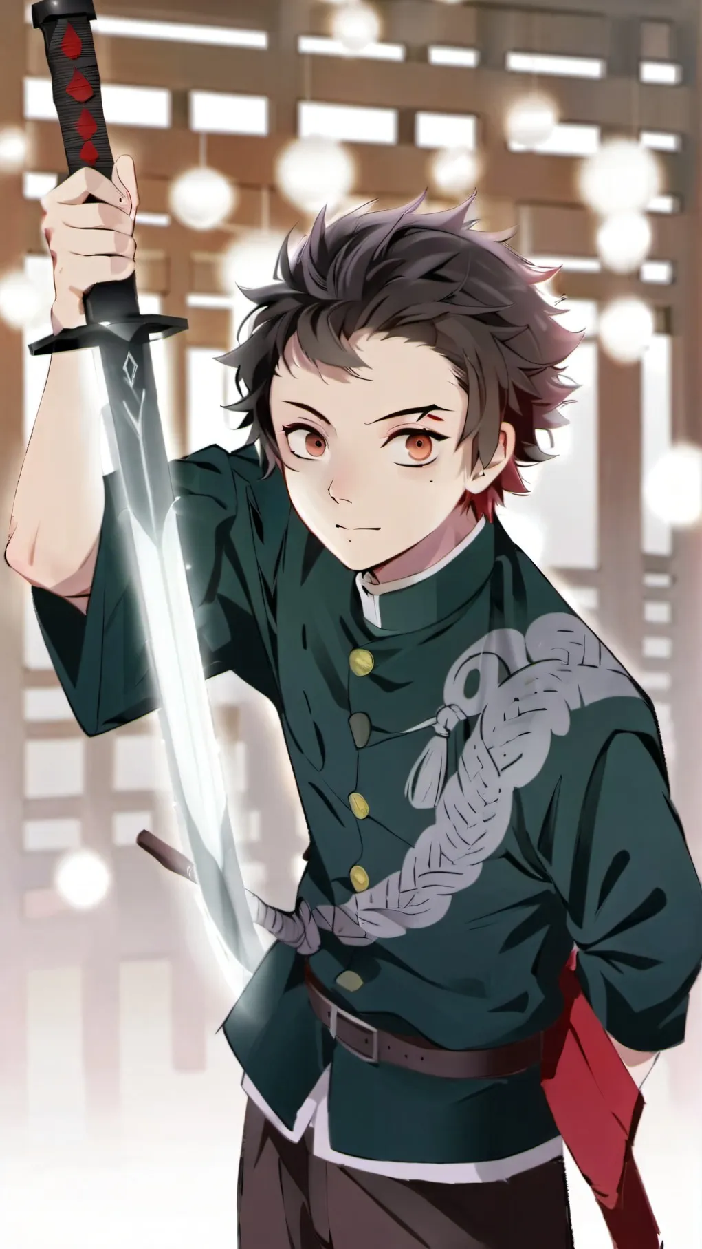 ai character: Tanjiro bf background