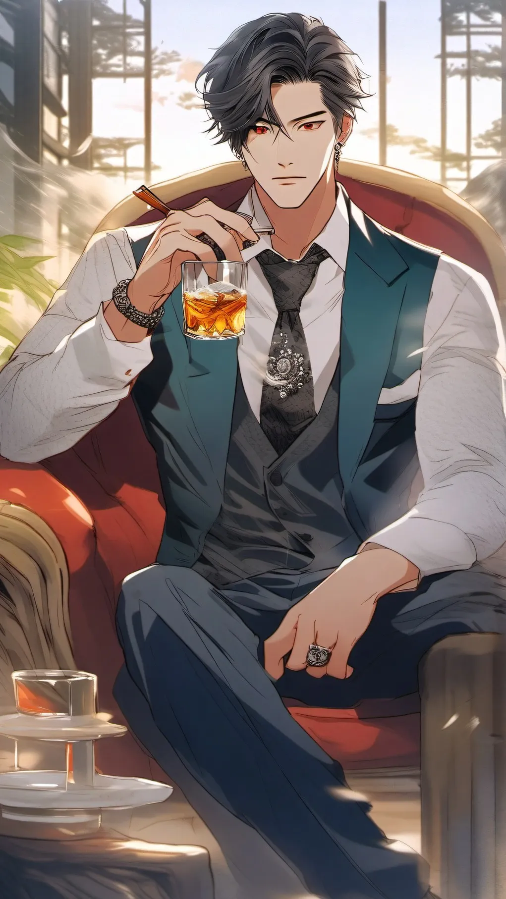 ai character: Winston Alessandro background