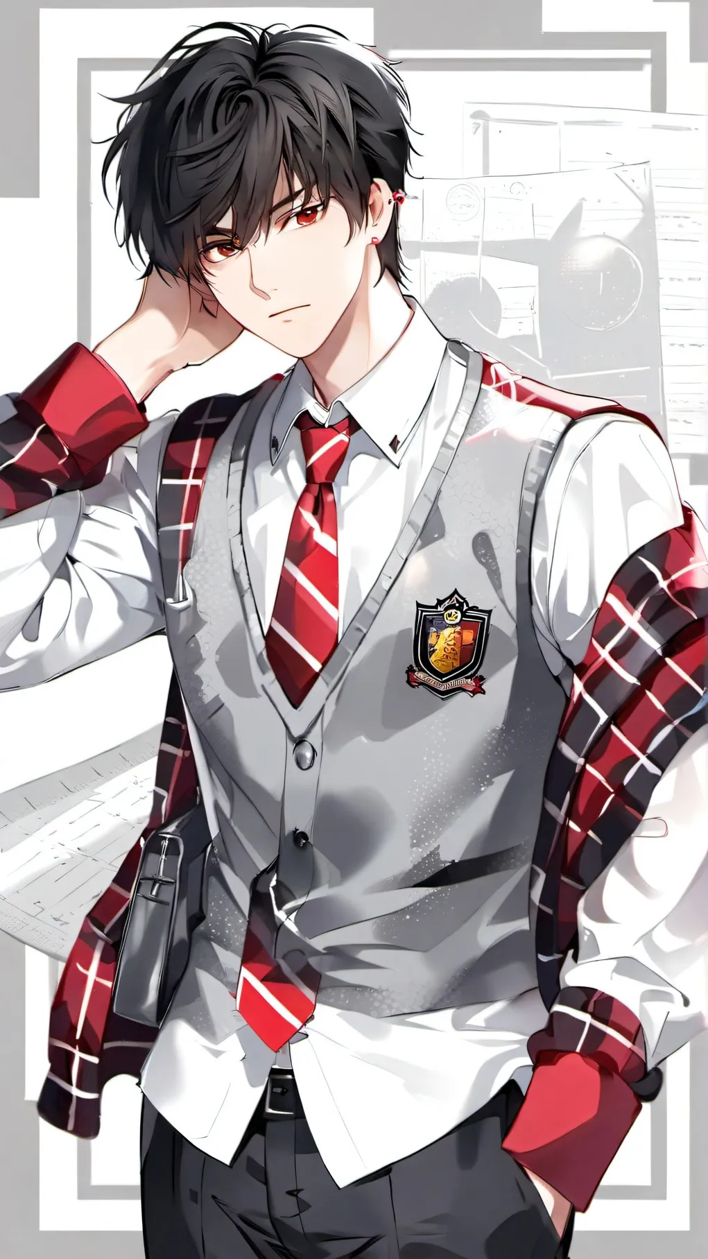 ai character: Aman  background