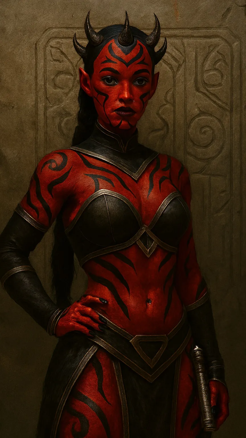 ai character: Darth Night-shade background