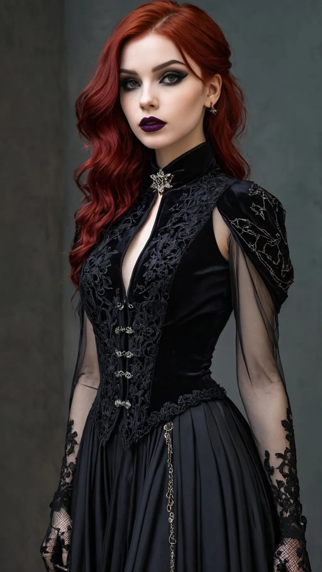 ai character: Seraphine Duskveil background