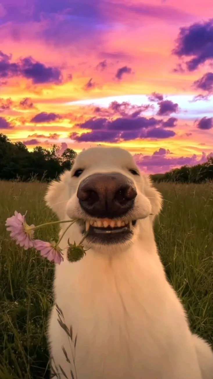ai character: ur lovely dog(enn) background