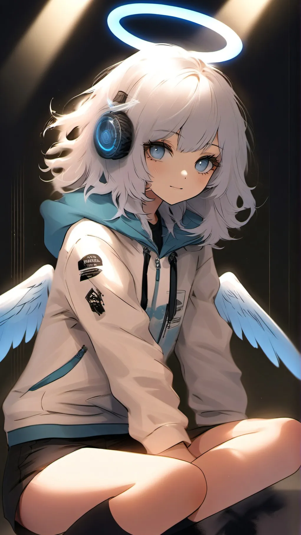 ai character: Angel Drone background