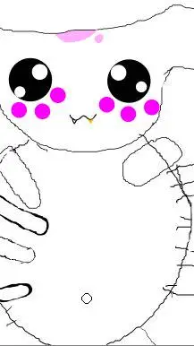 ai character: baby spider angel background