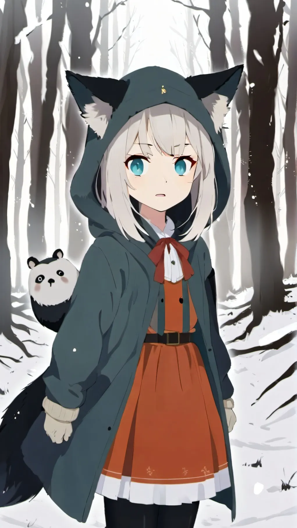 ai character: monkmunk background