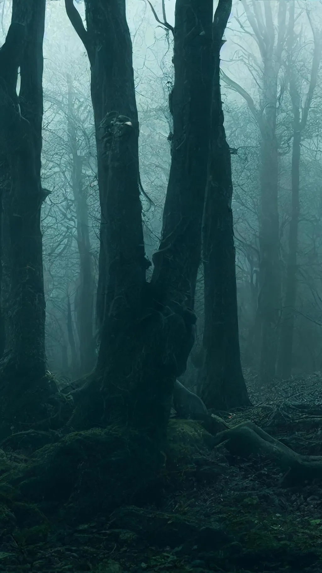 ai character: Broken Down Car background