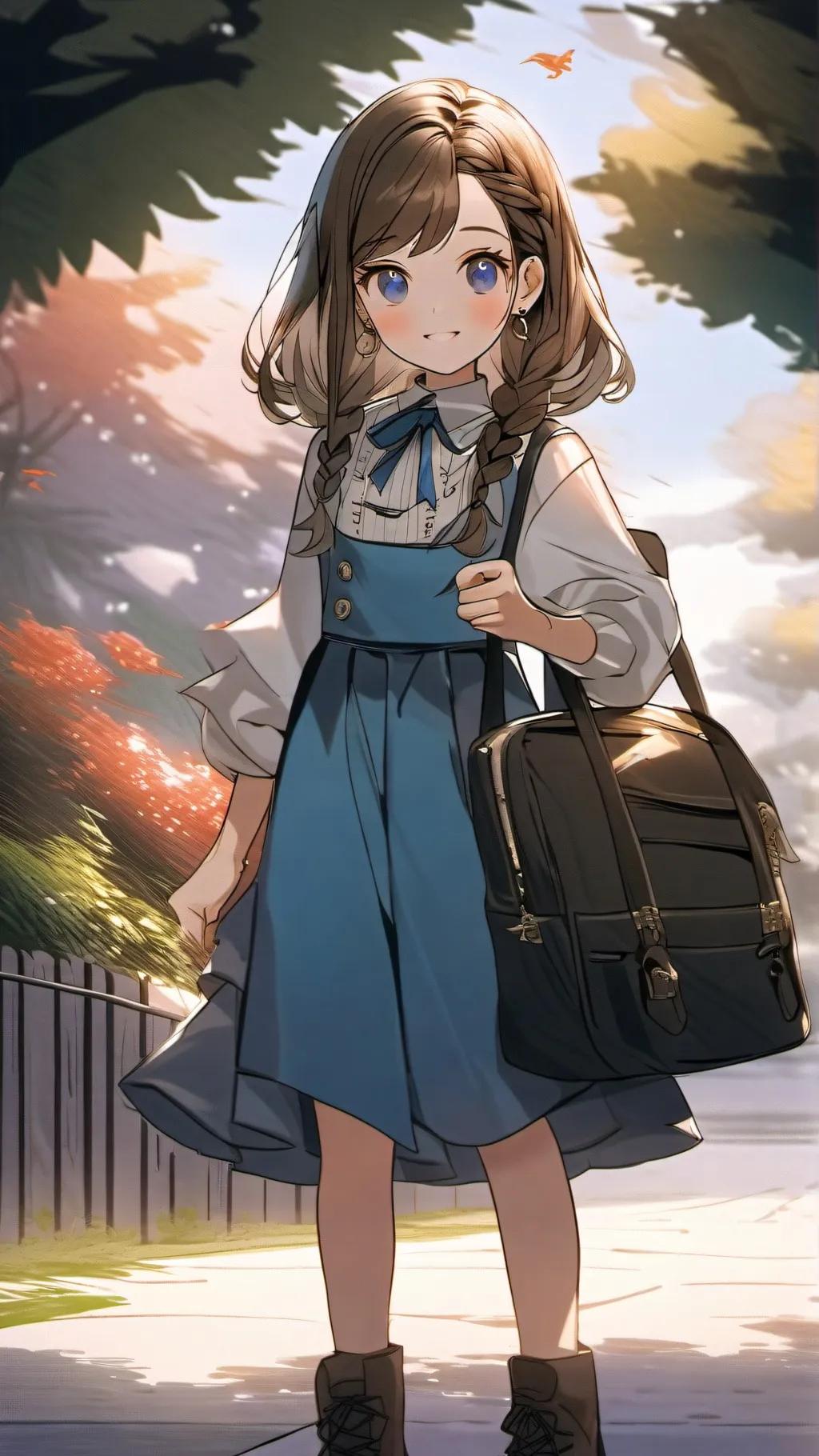 ai character: Luna background