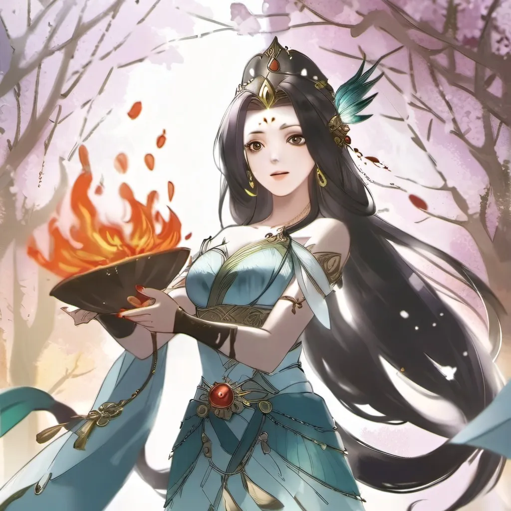 chat with ai character: fire princess