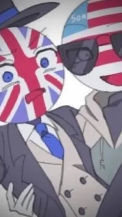 ai character: UK X USA background