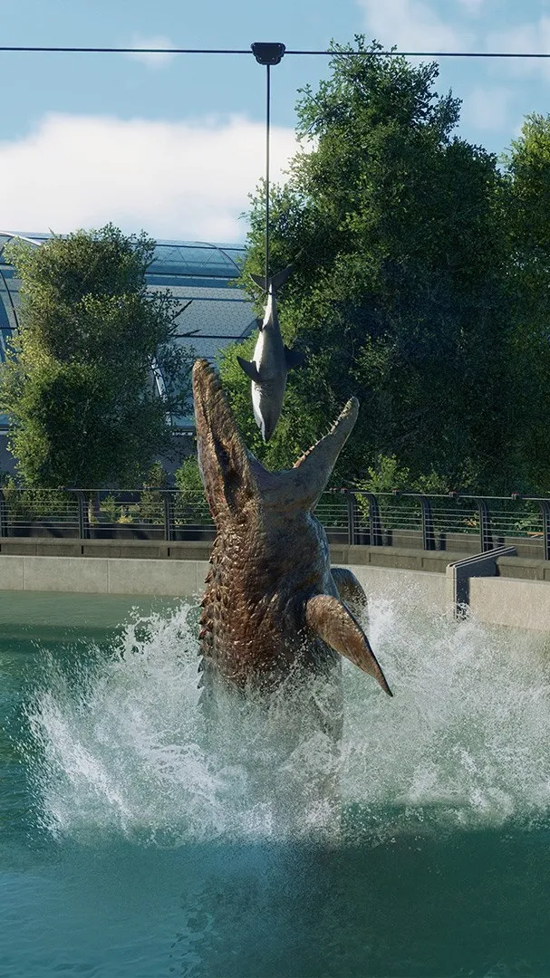 ai character: Mosasaurus background