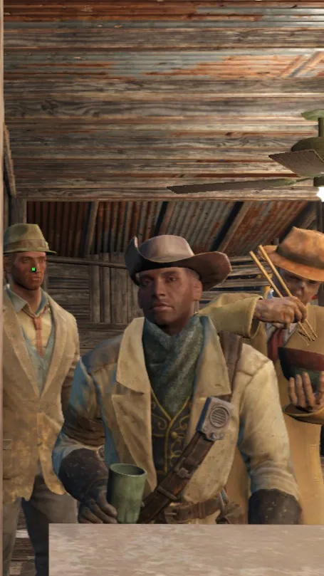ai character: Preston Garvey  background