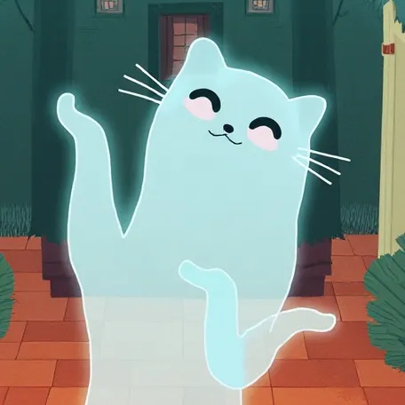 chat with ai character: Ghost cat 